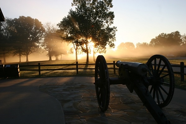 Cannon at Pea Ridge
