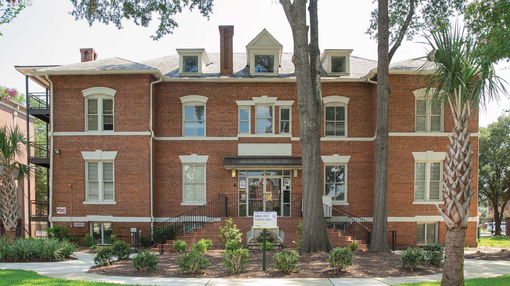 Historic two-story brick building