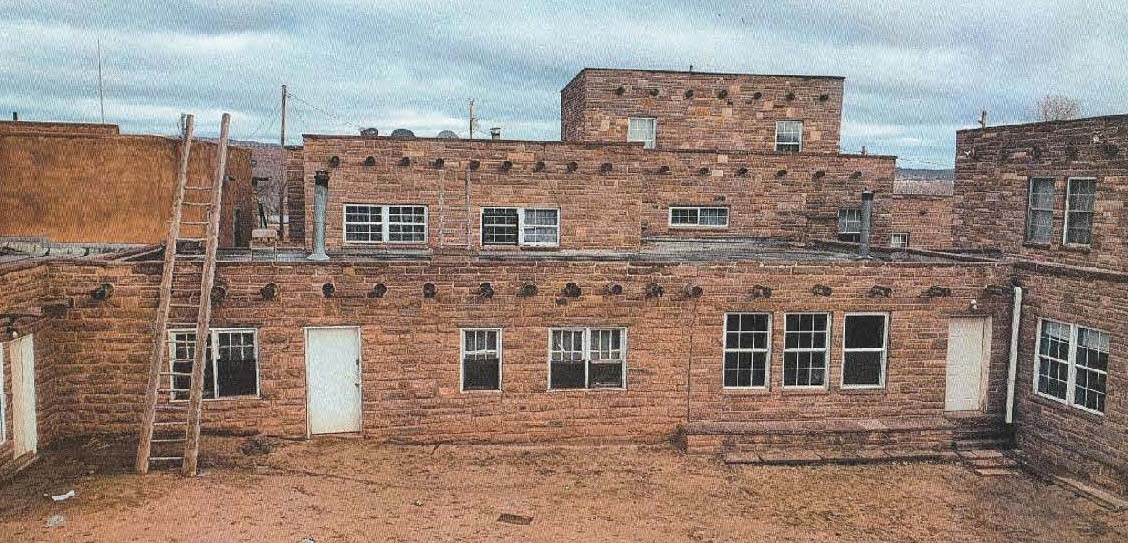 Middle Village Plaza at the Pueblo of Zuni in New Mexico