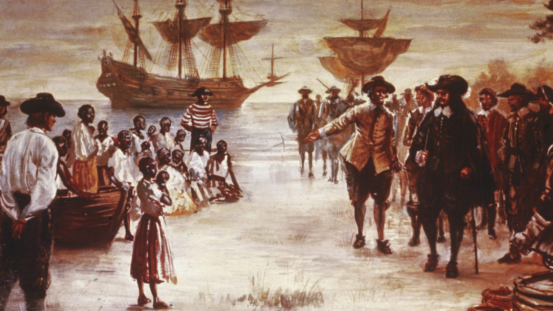 Sidney King - Arrival of the First Africans Arrival of first Africans to English North America