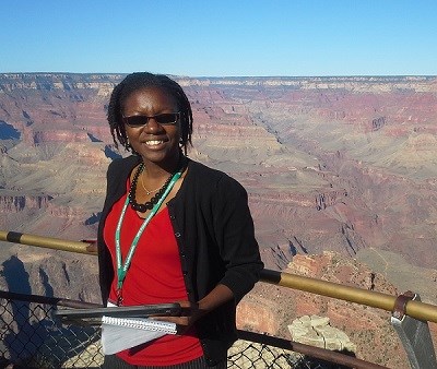 Dr. Turkiya Lowe, Chief Historian of the National Park Service, at Grand Canyon National Park