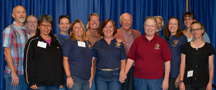 NPS Representatives with Cecil Andrus at the 2015 Women and Leadership Conference.