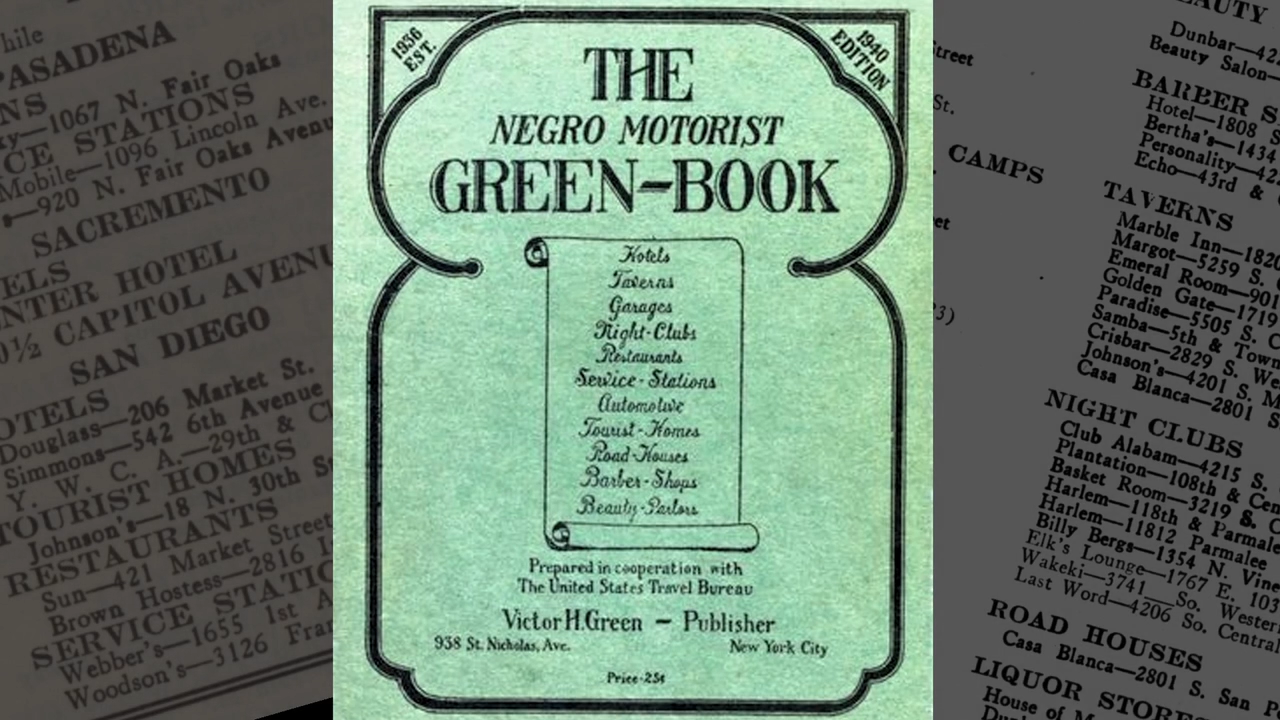 Book cover "Negro Motorist Green-Book"