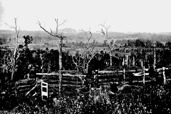 Image 17. View from Confederate positions on Kennesaw Mountain Image 17. View from Confederate positions on Kennesaw Mountain