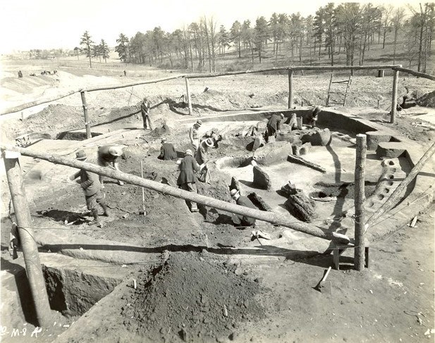 Excavations at Ocmulgee during the WPA era (NPS) Excavations at Ocmulgee during the WPA era (NPS)