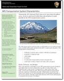 Download factsheet for Transportation System Characteristics