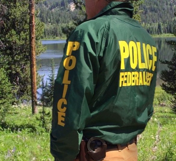 An ISB Special Agent in the field. NPS image by the Investigative Services Branch. An ISB Special Agent in the field. NPS image by the Investigative Services Branch.