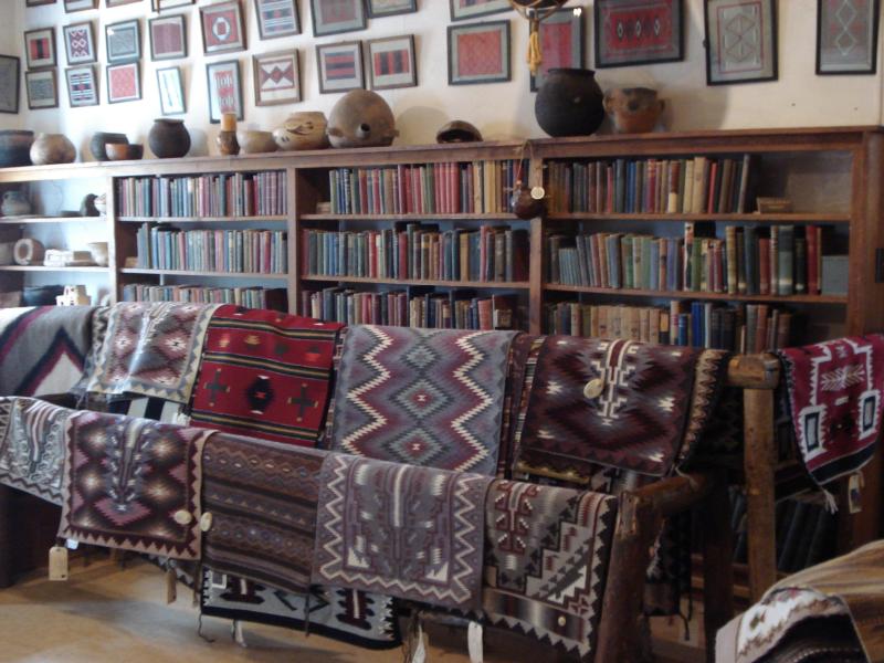 The Rug Room in Hubbell Trading Post National Historic Site. NPS photo. The Rug Room in Hubbell Trading Post National Historic Site. NPS photo.
