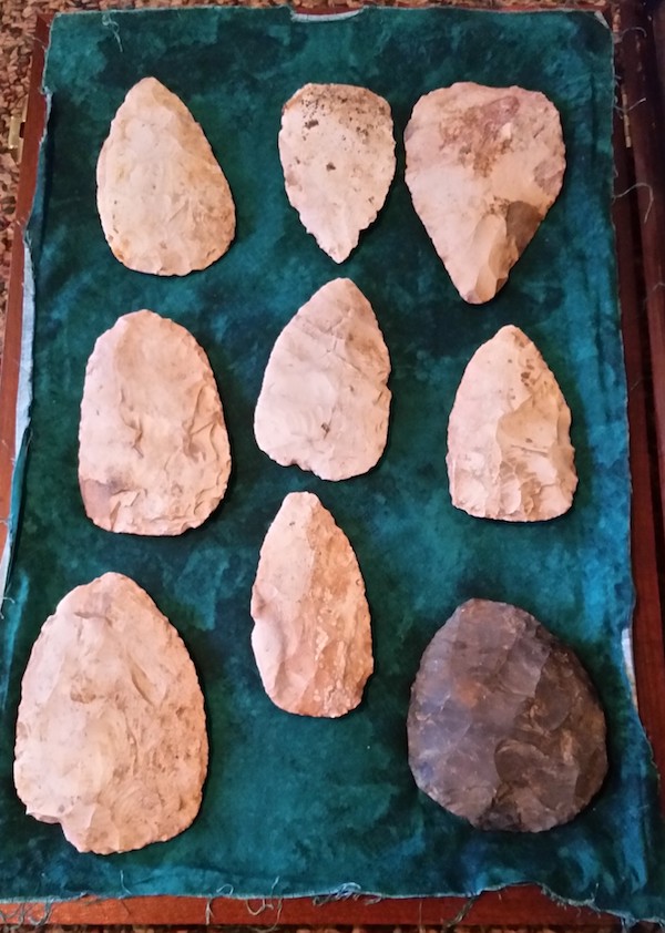 Cultural artifacts including prehistoric chert blades that had been illegally removed from public lands were recovered by Special Agents of the National Park Service. Cultural artifacts including prehistoric chert blades that had been illegally removed from public lands were recovered by Special Agents of the National Park Service.