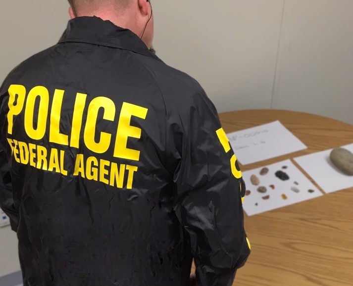 A Special Agent of the NPS Investigative Services Branch assisted several agencies with an investigation into the looting of artifacts and destruction of archeological sites on federal lands. NPS photo. A Special Agent of the NPS Investigative Services Branch assisted several agencies with an investigation into the looting of artifacts and destruction of archeological sites on federal lands. NPS photo.
