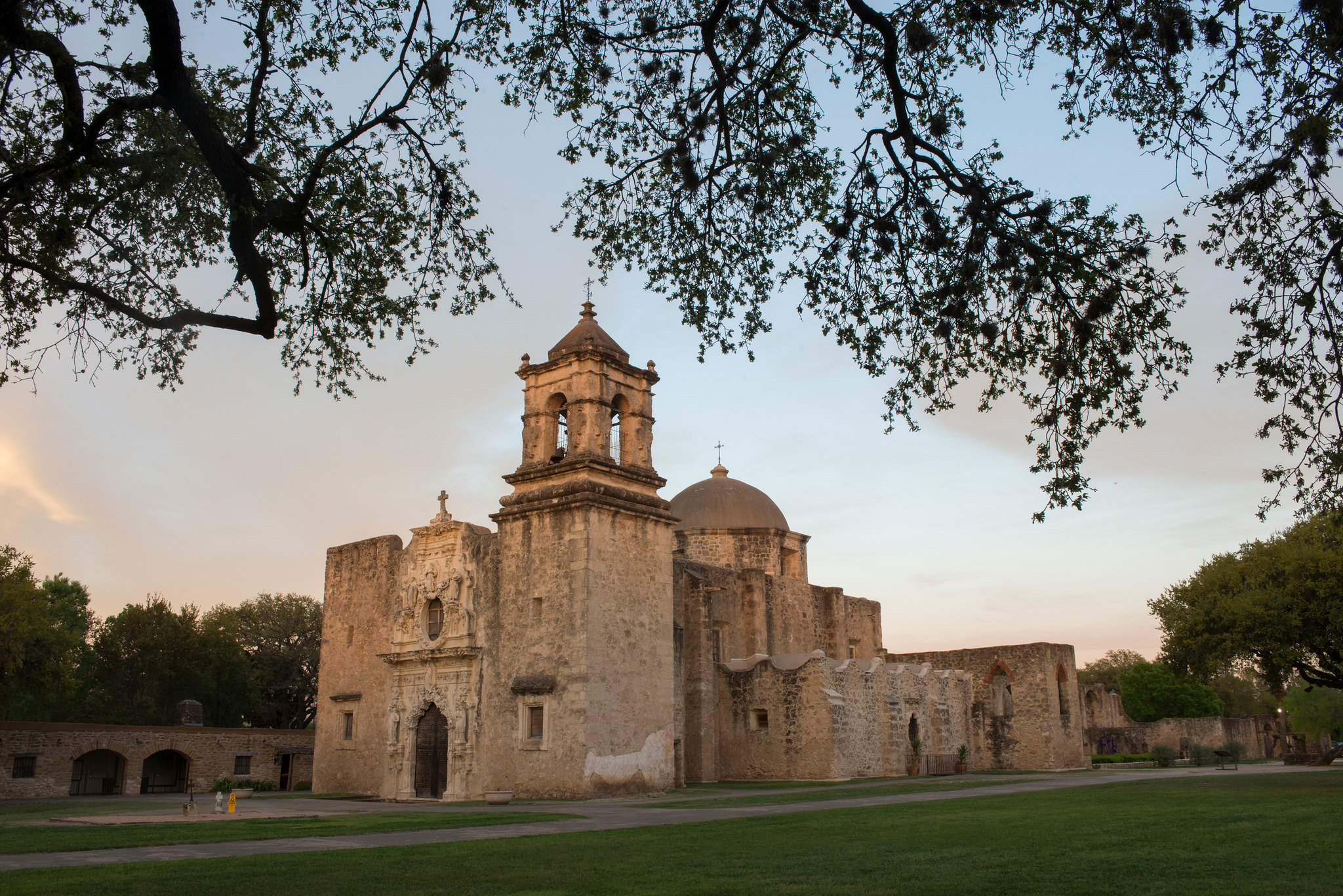 Historic church at Mission San Jose in San Antonio Missions National Historical Park. NPS photo.