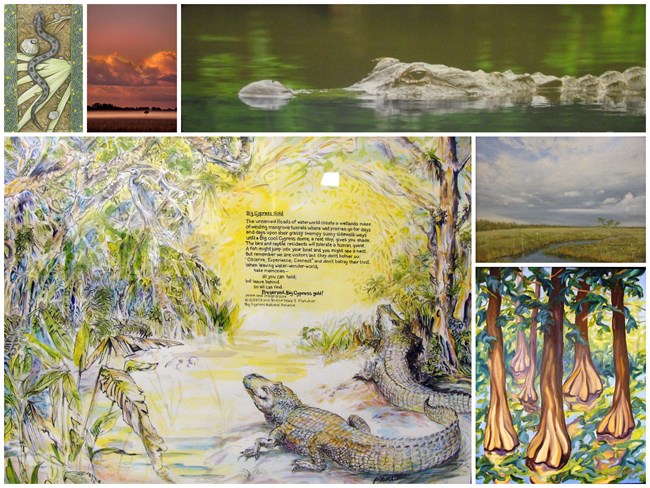 Fine arts collection on exhibit at Big Cypress National Preserve