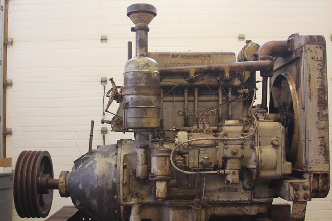 The logging generator from the Big Cypress museum collection