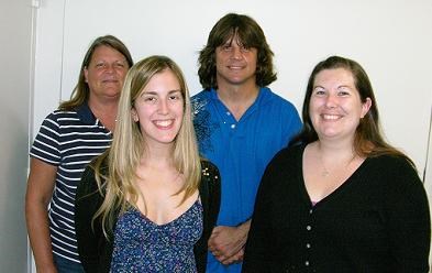 Left to right: Cheryl Price, Dianely Martin, Larry Shockley, Colleen Williams