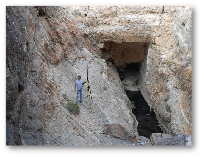 NPS staff conducting data collection in Death Valley National Park