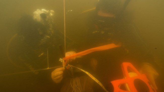 Low Visibility in Saint Croix National Scenic Riverway Divers in Low visibility, National Scenic Riverway