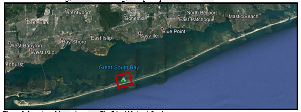 Figure 1. Location of the study area on Fire Island.