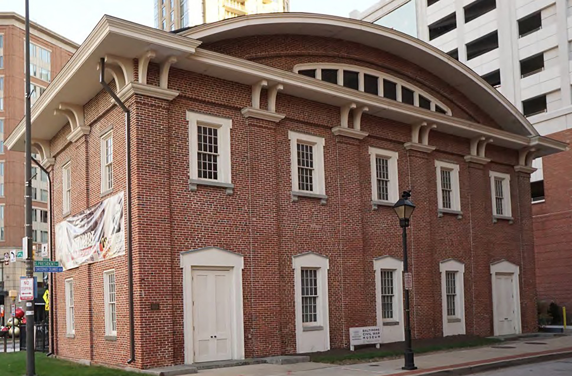 President Street Station main head house, Baltimore A large brick building
