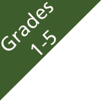 Grades 1-5 Graphic that reads "Grades 1-5" inside a green triangle