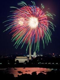 Fireworks over the Mall Fireworks over the Mall