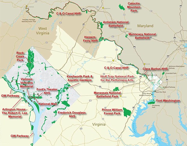 NCR Map NCR Map