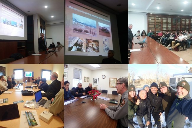 2018 Italian Carabinieri mosaic A collection of pictures from the Italian Forest Corps visit to the US.