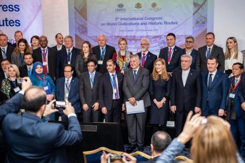 2018 WTO Bulgaria Conference attendees stand together for a photo.
