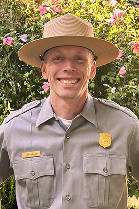 Jim Shultz Jim Shultz in National Park Service uniform.