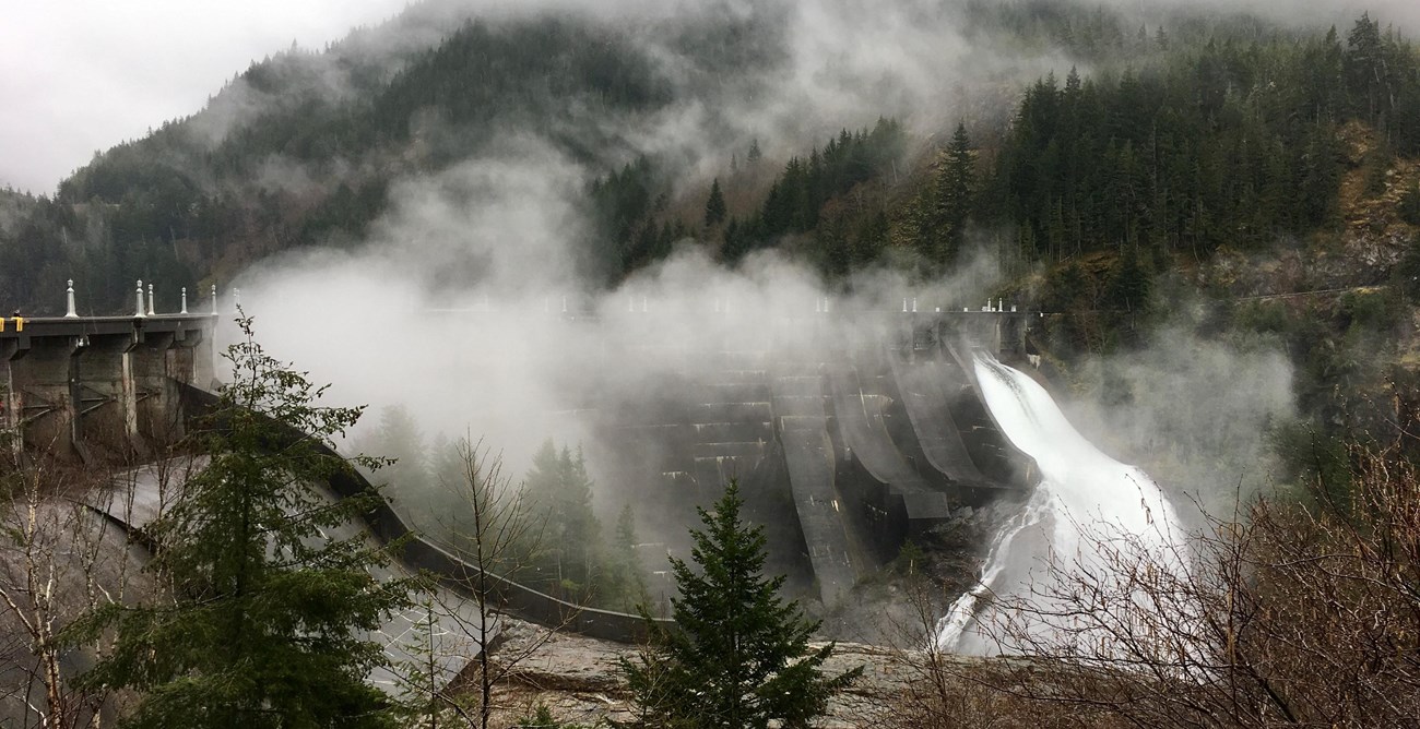 Diablo dam in North Cascades NP