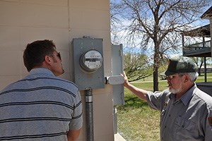 Energy meters at Fort Laramie National Historic Site