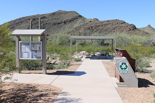 New picnic area at Visitor Cener