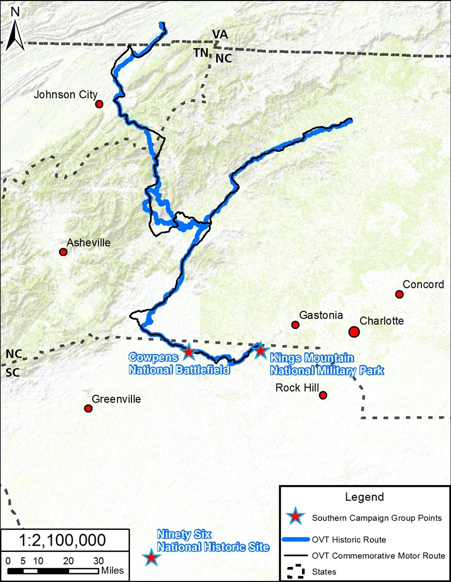 Southern Campaign Of The American Revolution Parks Group