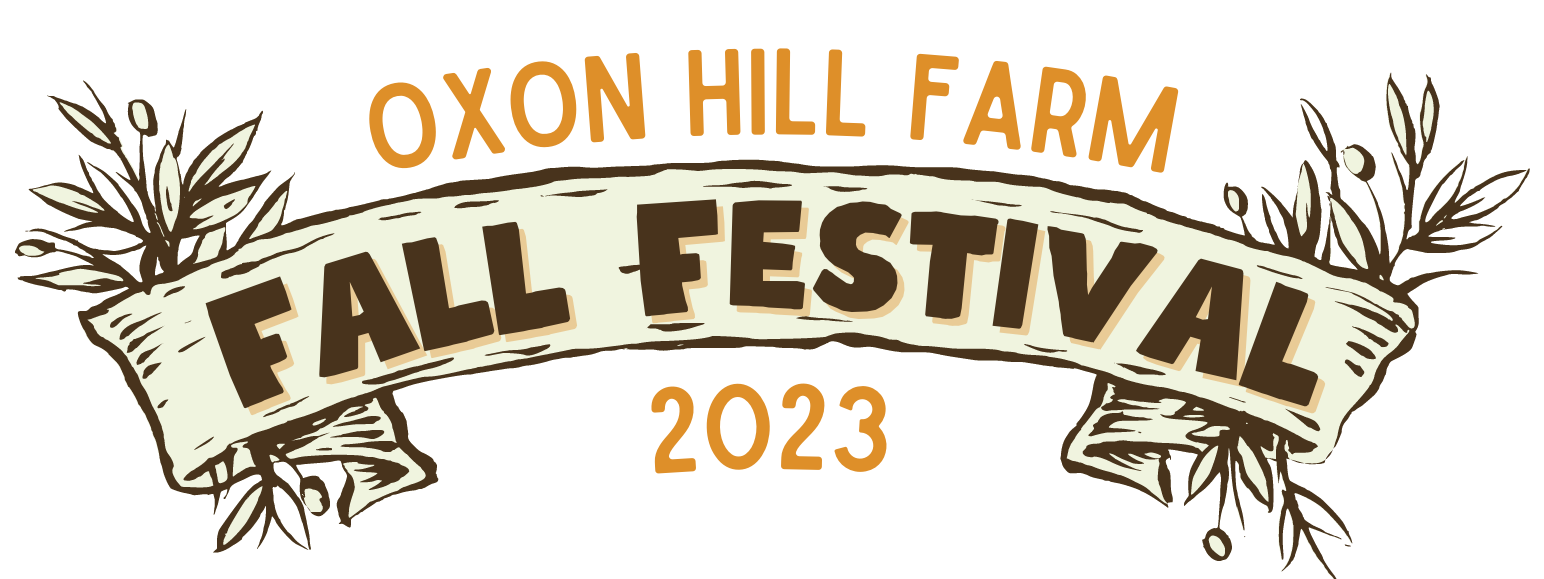a banner with text 'Oxon Hill Farm Fall Festival 2023'