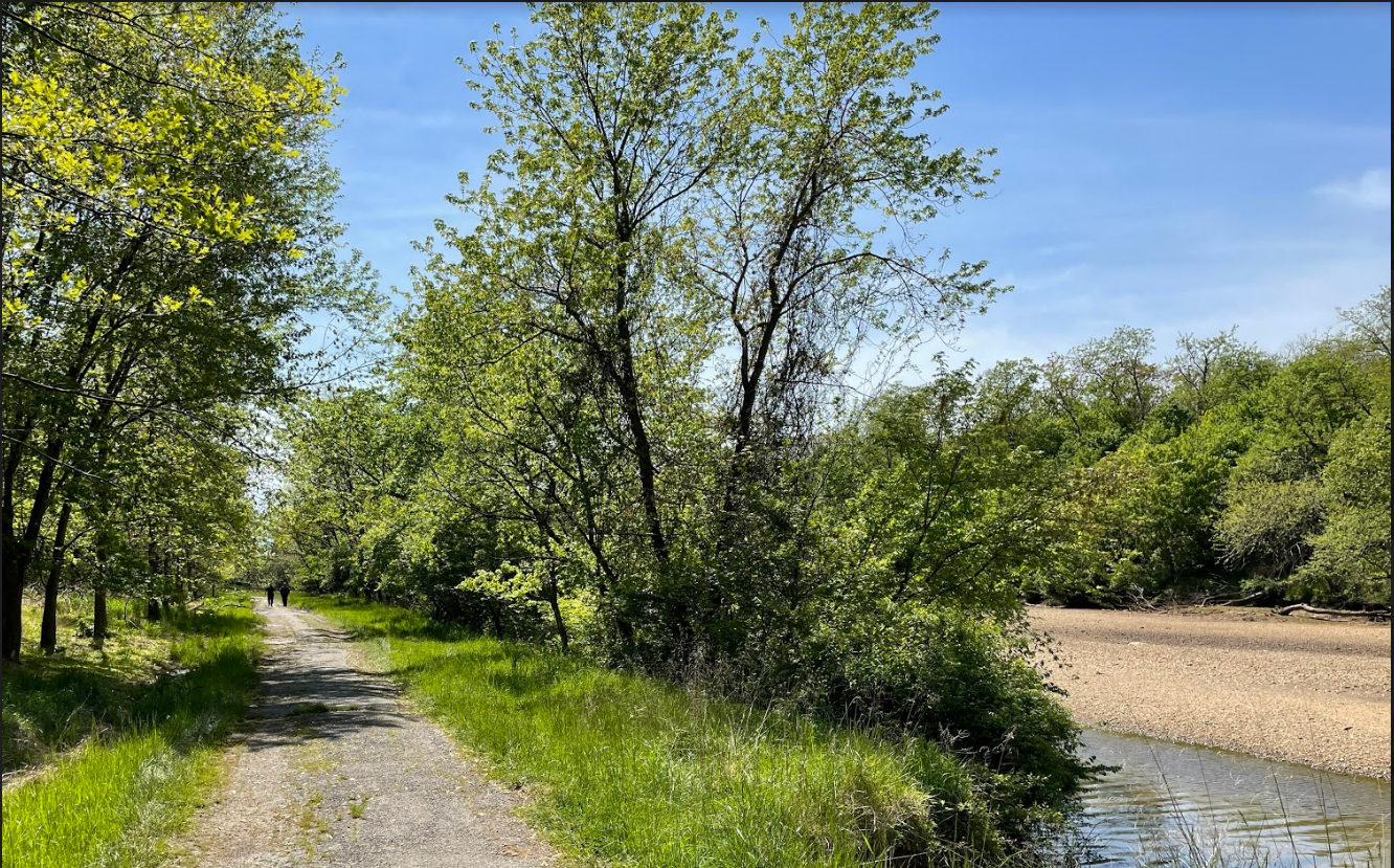 Oxon Cove Trail A paved trail along a riverbank