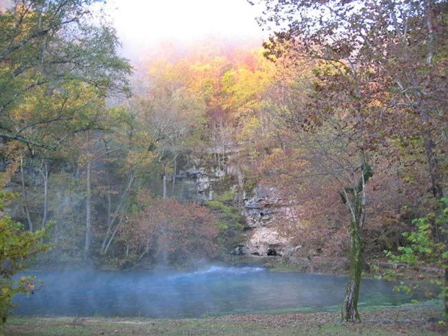 Big Spring with Fall Color Big Spring with Fall Color
