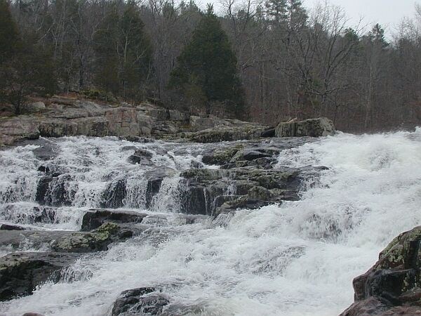 Rocky Falls in full flow