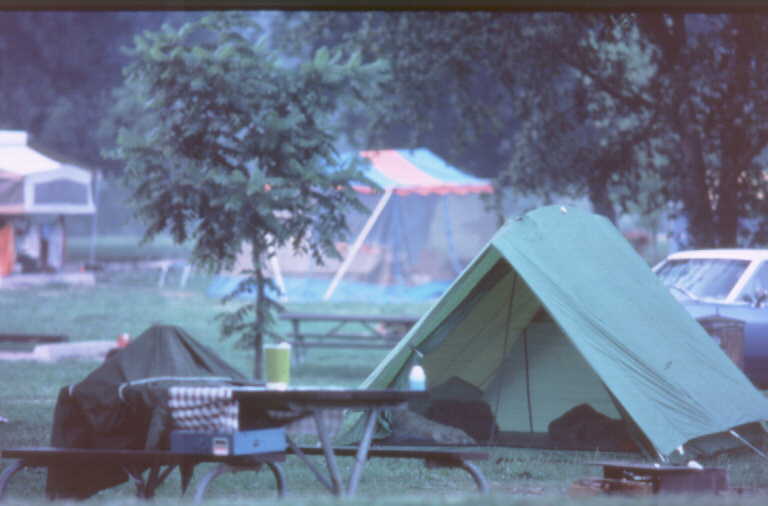 Campers at Alley Spring