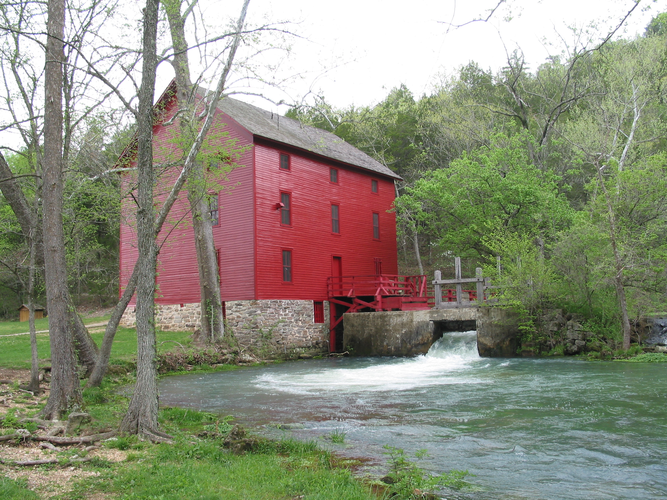 Alley Mill with tree