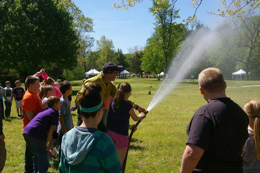 Firefighters at Junior Ranger Day