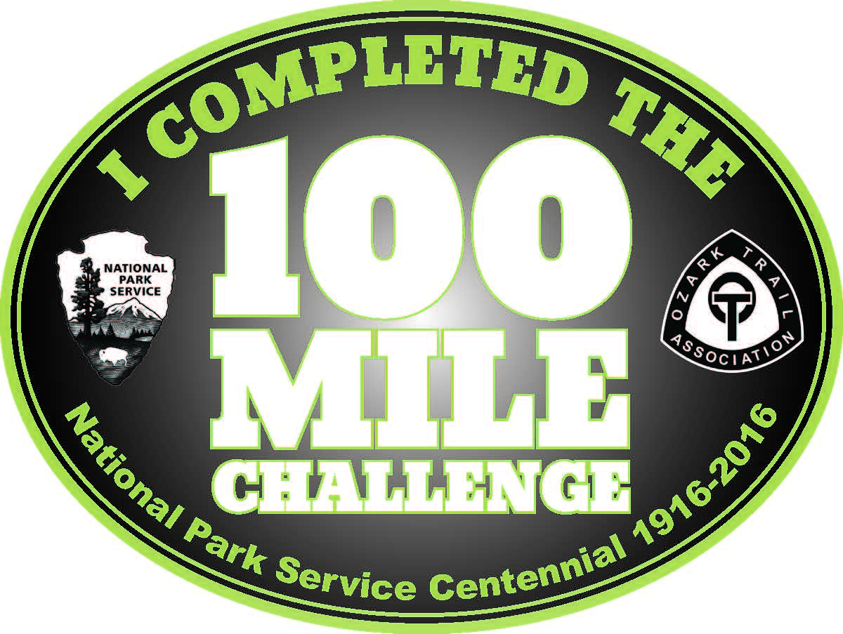 100 Mile Centennial Challenge Sticker