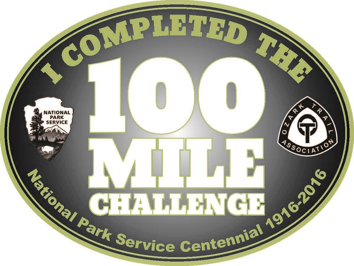 100 Mile Centennial Challenge Sticker