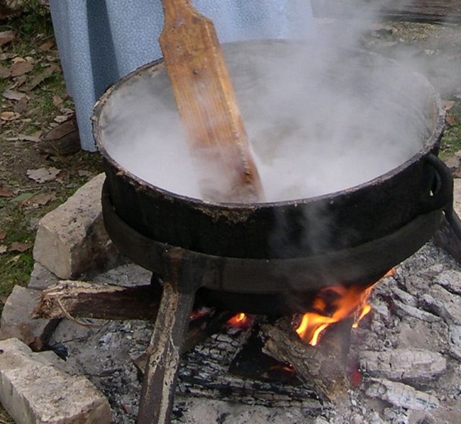 Making a batch of lye soap