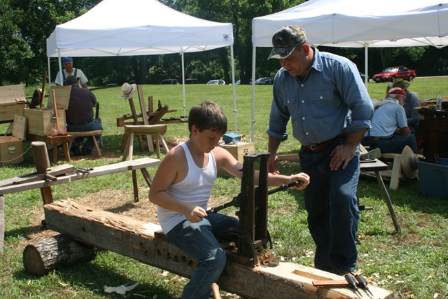 A master woodworker passes on his skills
