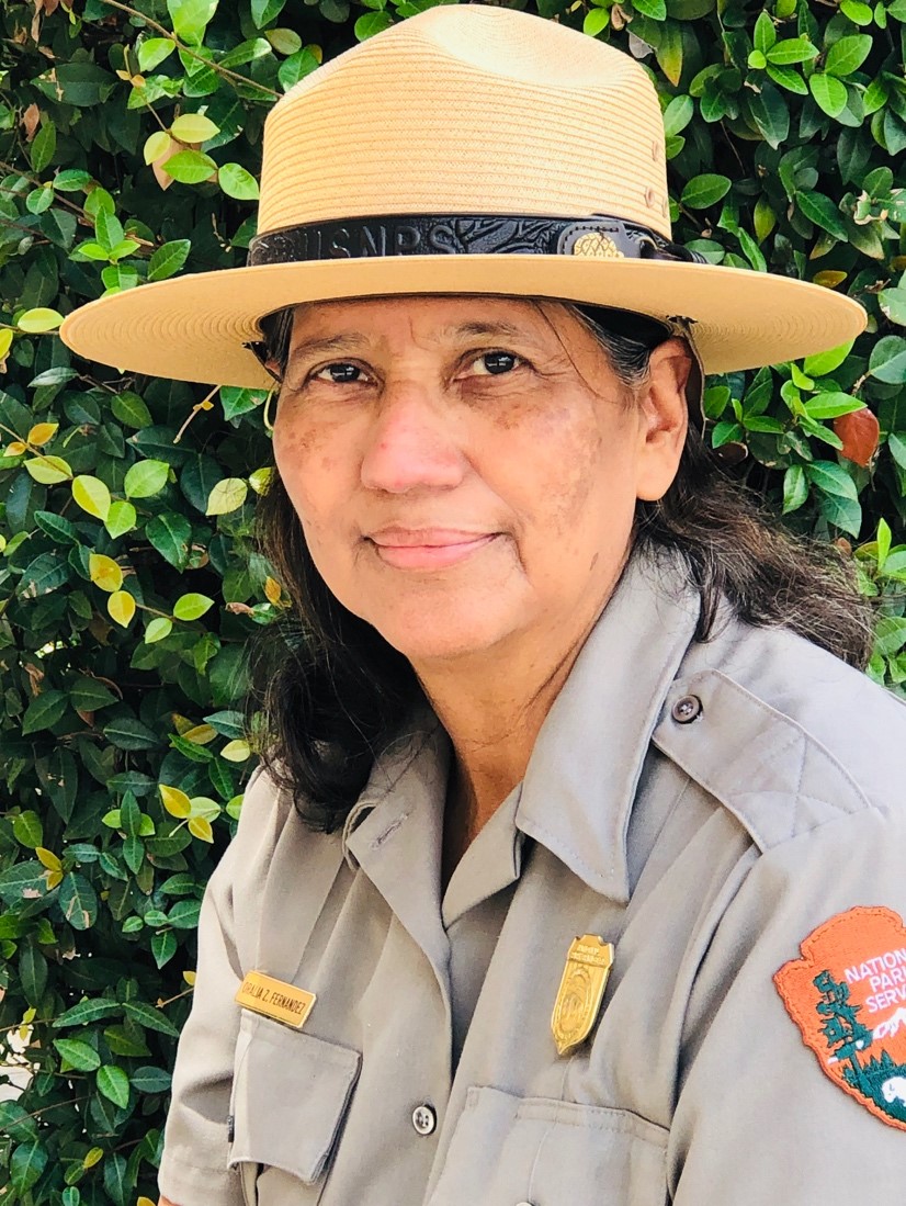 Female Ranger in uniform Female Ranger in uniform