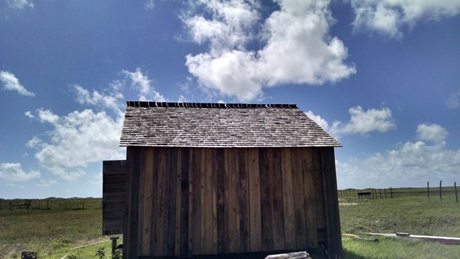 The bunkhouse at the historic Novillo line camp