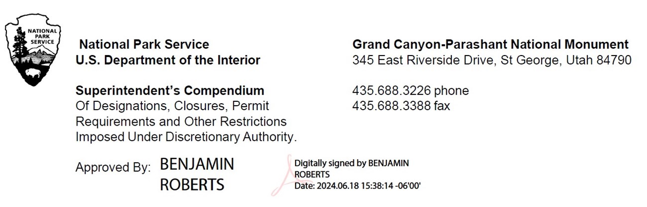 Image of superintendent's compendium signature