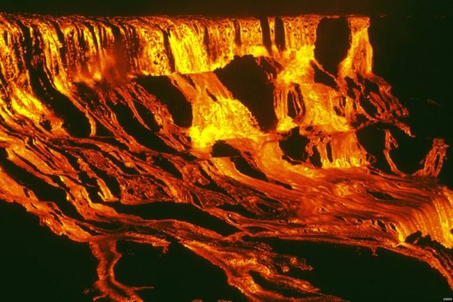 lava cascade hawaii