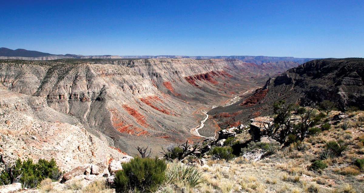 Mule point overlook into Parashant Canyon and the Grand Canyon Mule point overlook into Parashant Canyon and the Grand Canyon