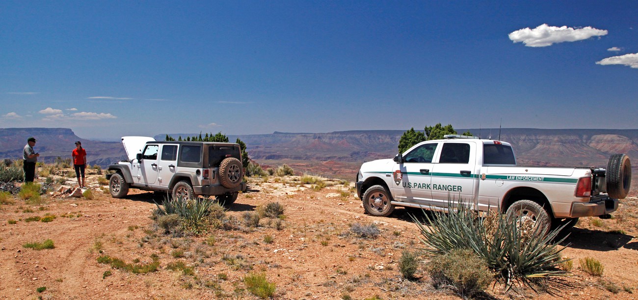 Ranger assists motorist with broken down vehicle