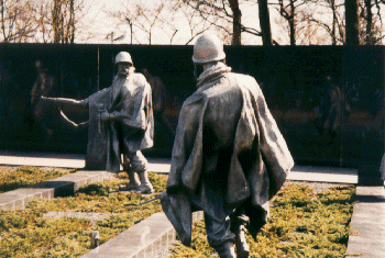 This is an image of the Korean War Veterans Memorial